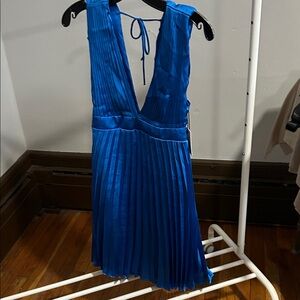 Sincerely Jules Royal Blue Backless Dress